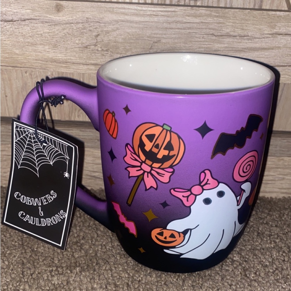 Cobwebs and couldrons viral Halloween mug